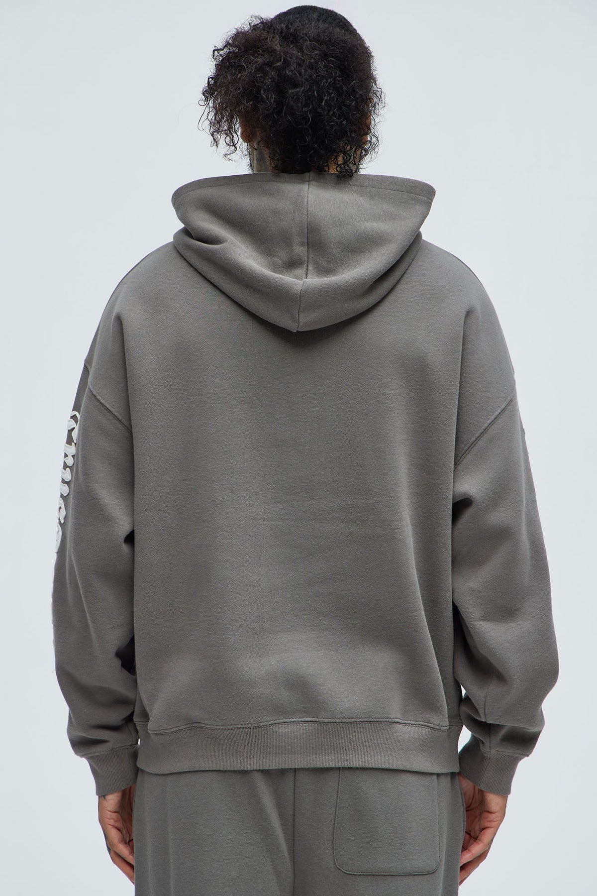 Tyson Trust Issues Oversized Hoodie - Grey