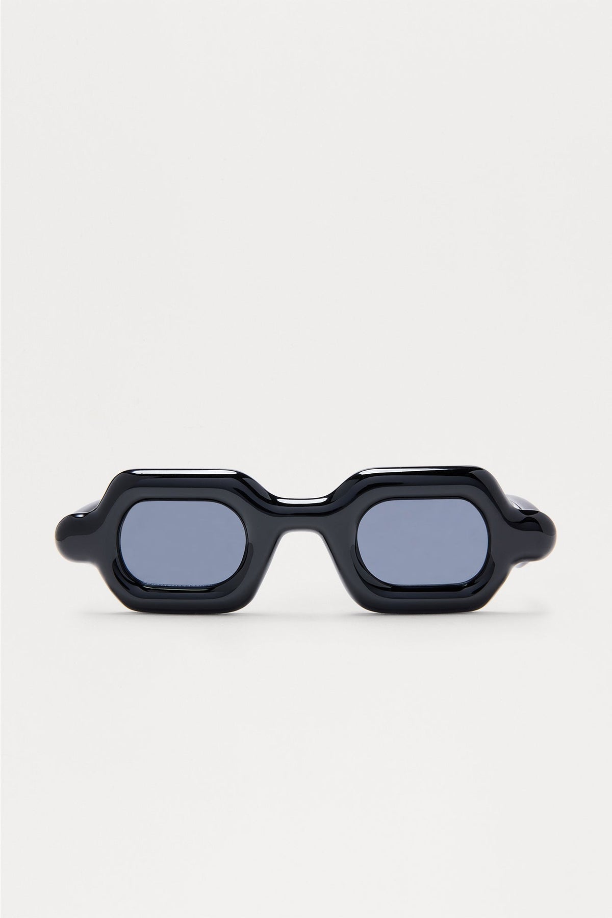 On Fire Square Frame Sunglasses - Black
