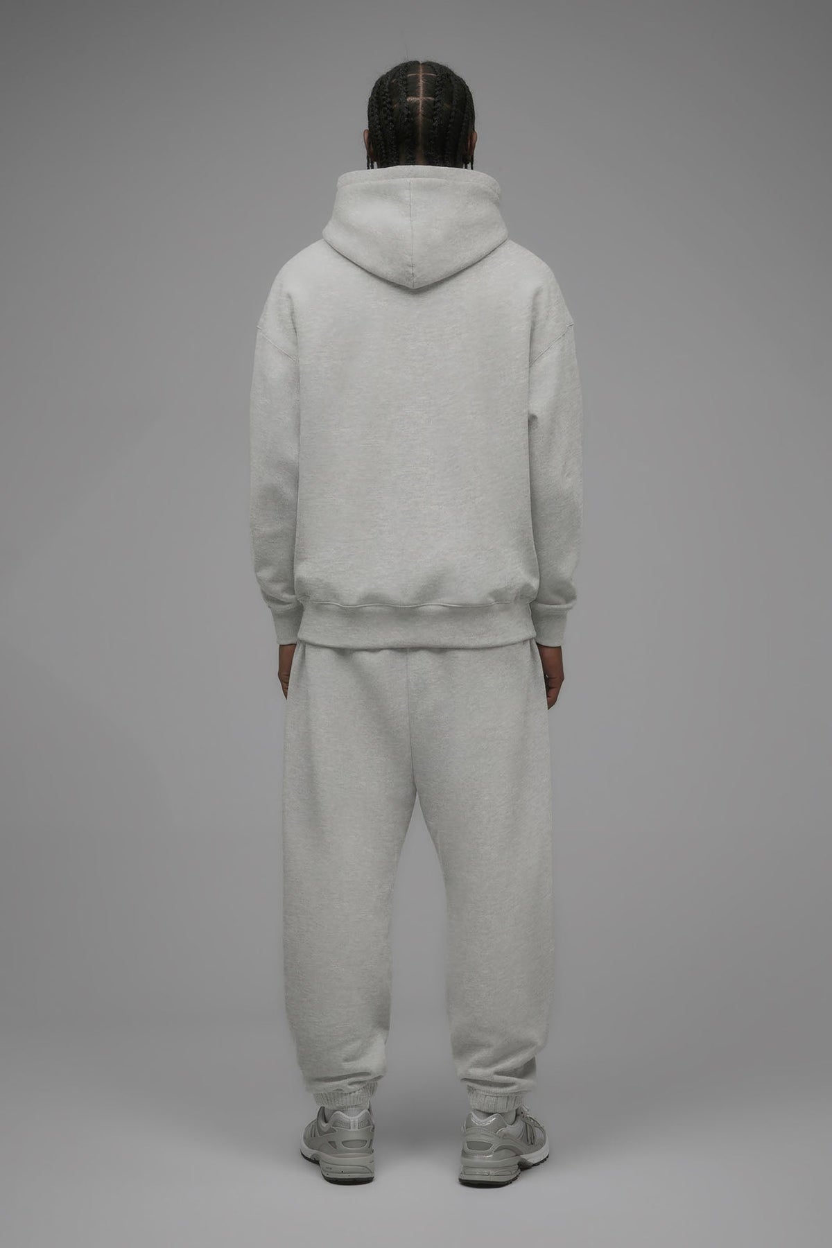 410 Oversized Hoodie - Heather Grey