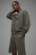 410 Oversized Crewneck - Moss Grey