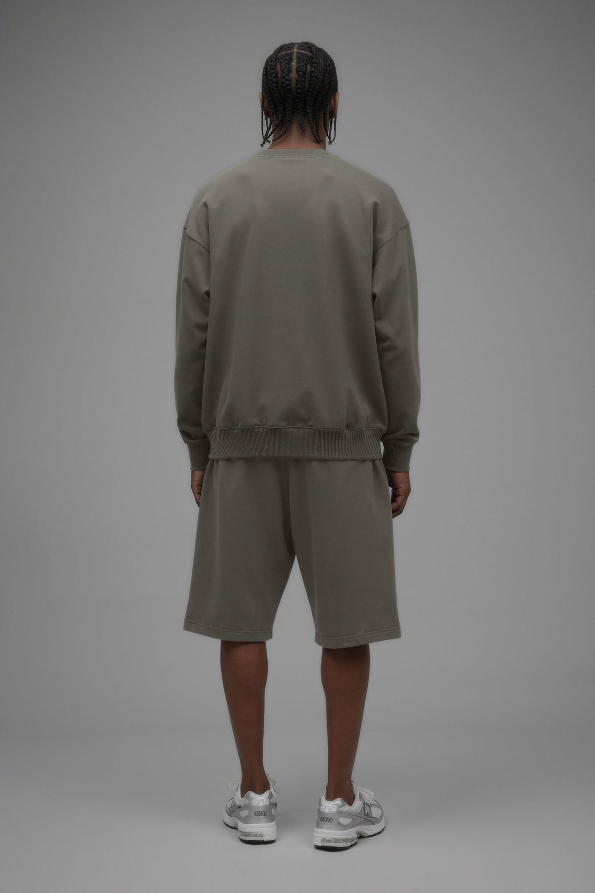410 Oversized Crewneck - Moss Grey