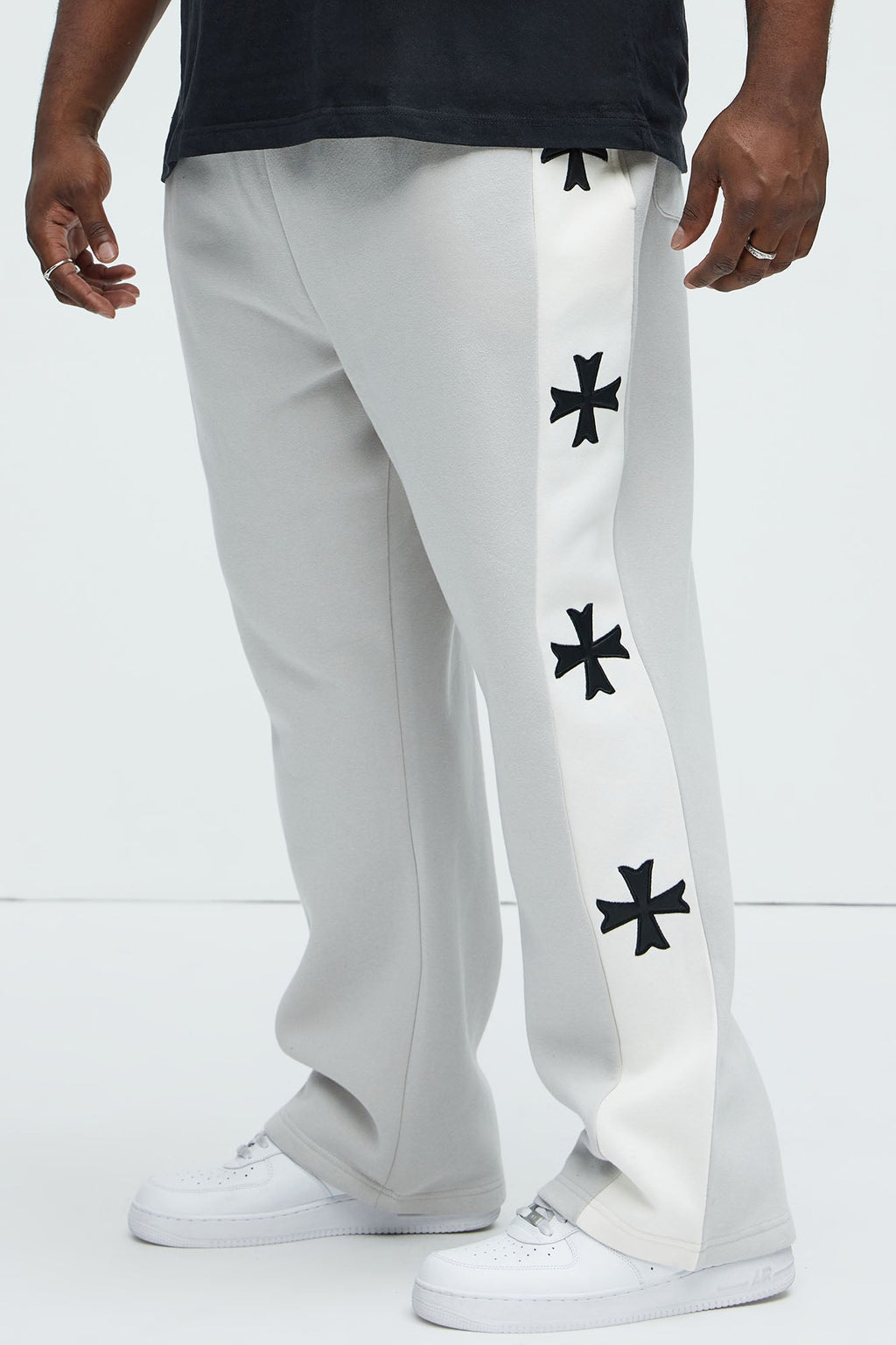 Desmond Straight Sweatpants - Grey/combo