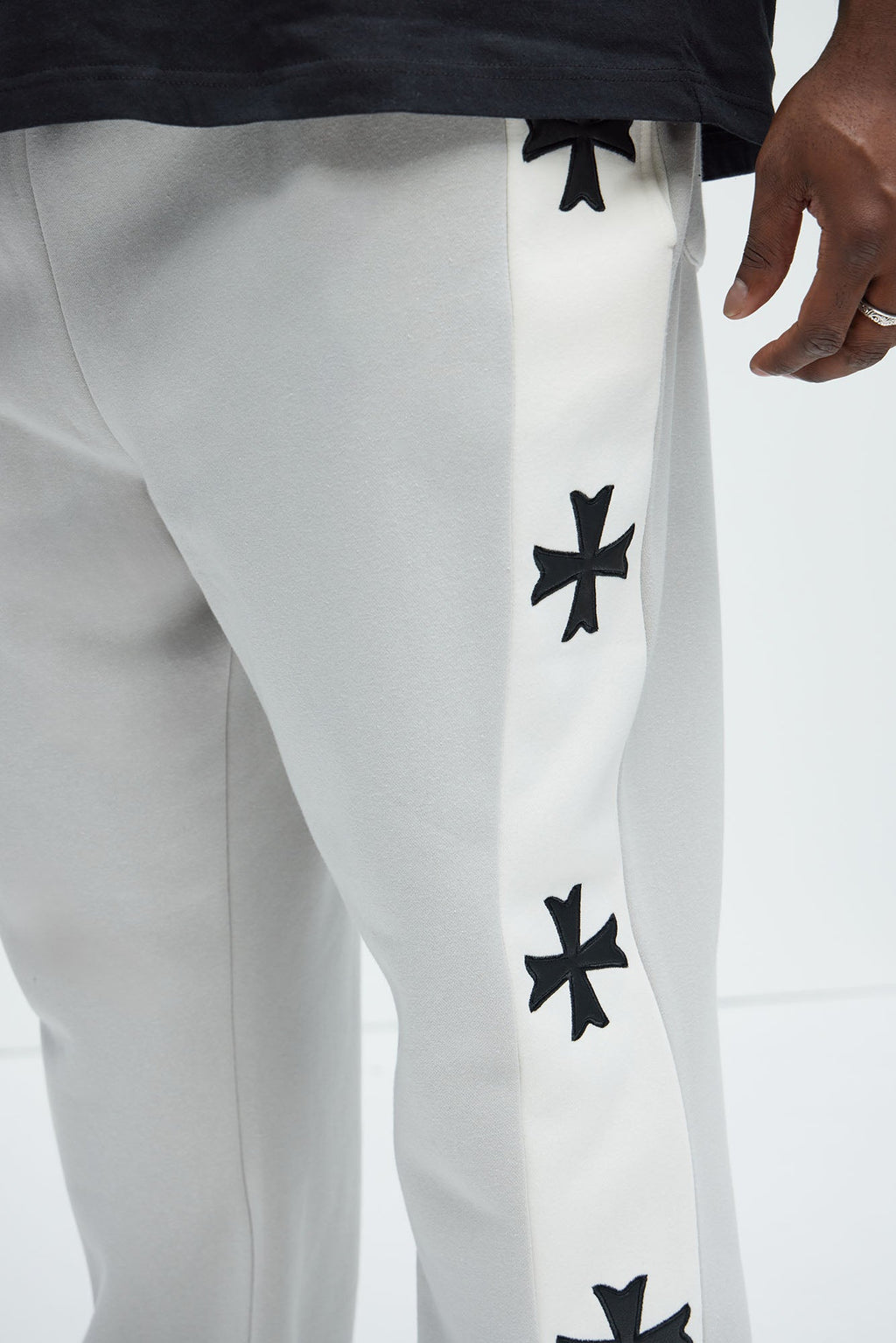 Desmond Straight Sweatpants - Grey/combo