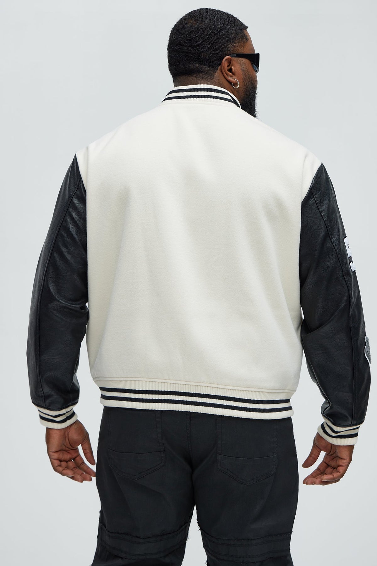 Spring Game Varsity Jacket - Cream