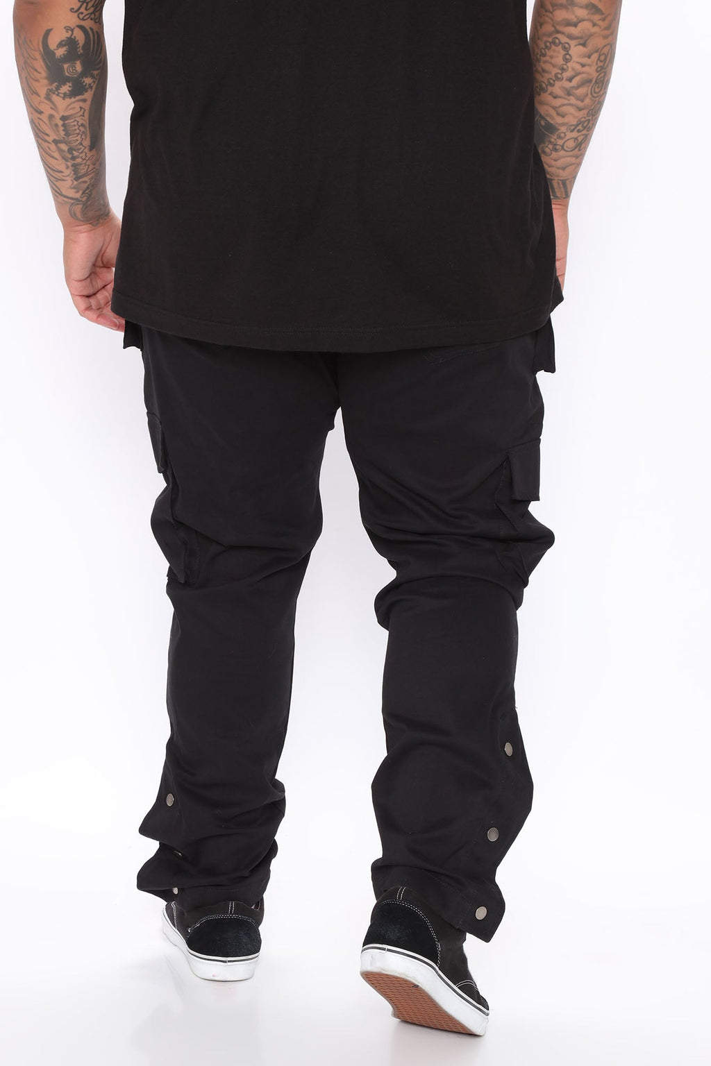 Worker Slim Cargo Pants - Black