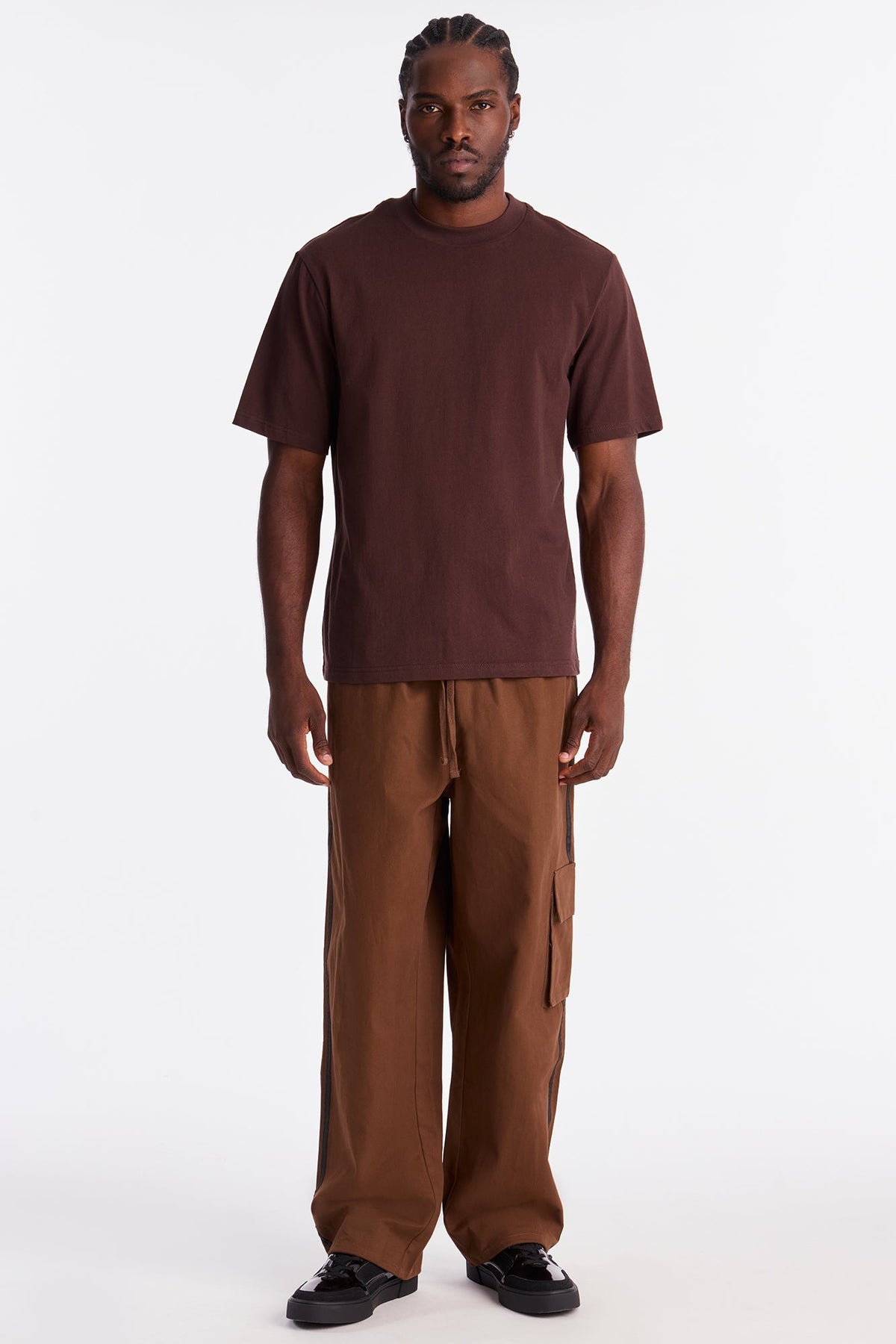 Oversized Heavyweight Tee 240GSM - Chocolate