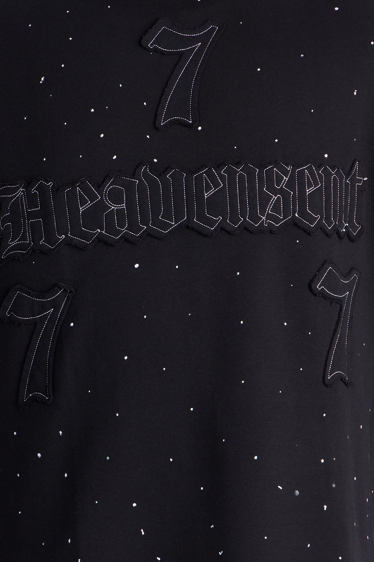 Relaxed Heavensent 777 Short Sleeve Tee - Black Wash