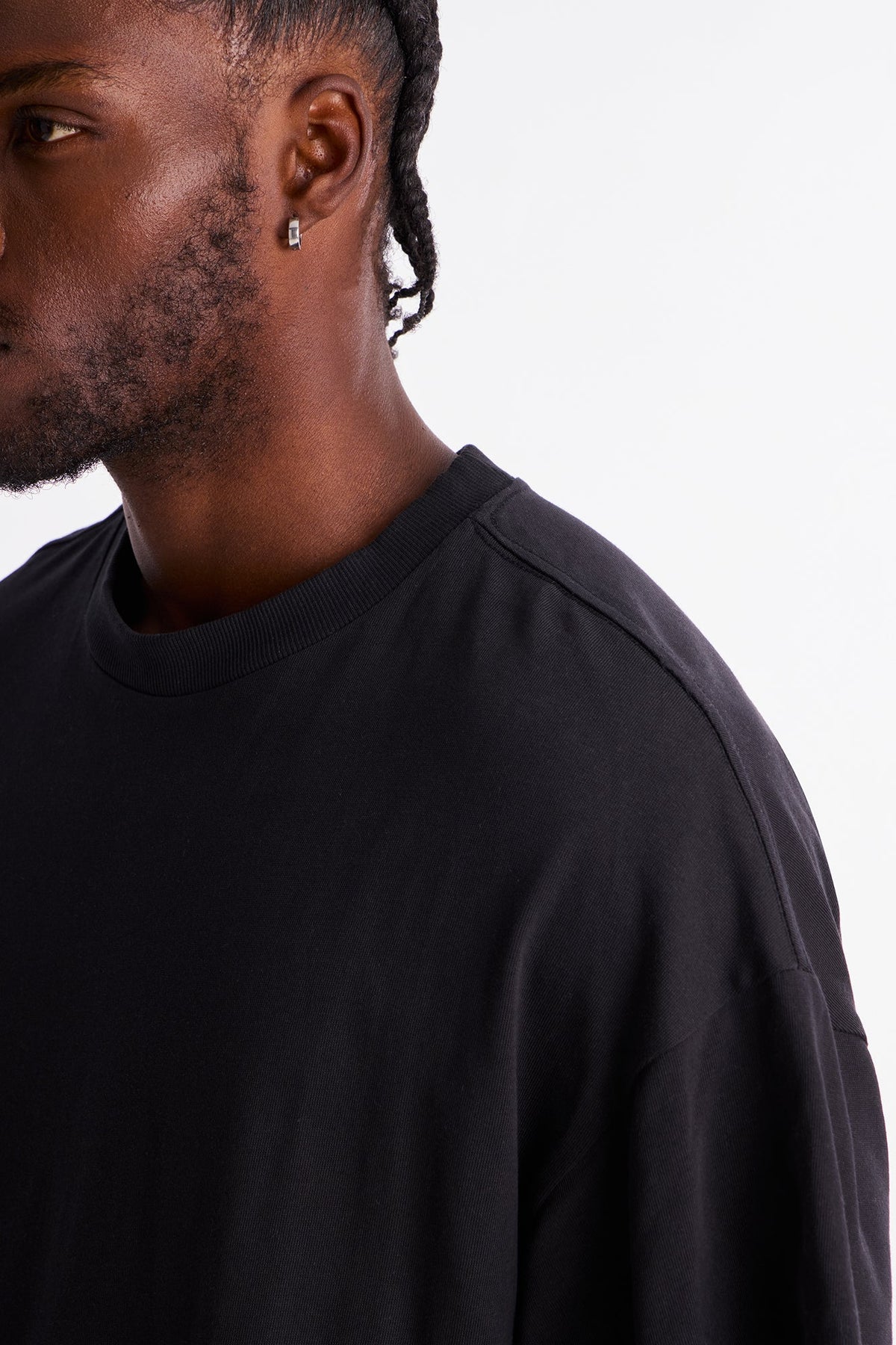 Boxy Heavyweight Tee 240GSM - Black