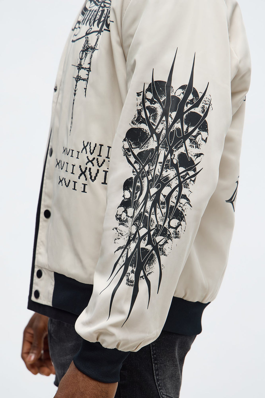 Eternal Blessings Bomber Jacket - Khaki/combo