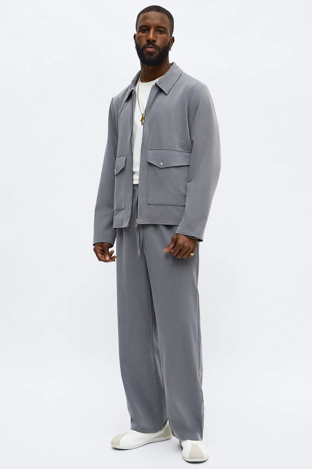 Baggy Erod Ewaist Pant - Grey