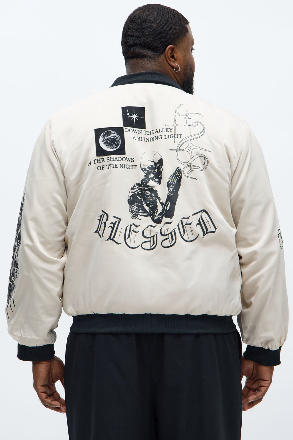 Eternal Blessings Bomber Jacket - Khaki/combo