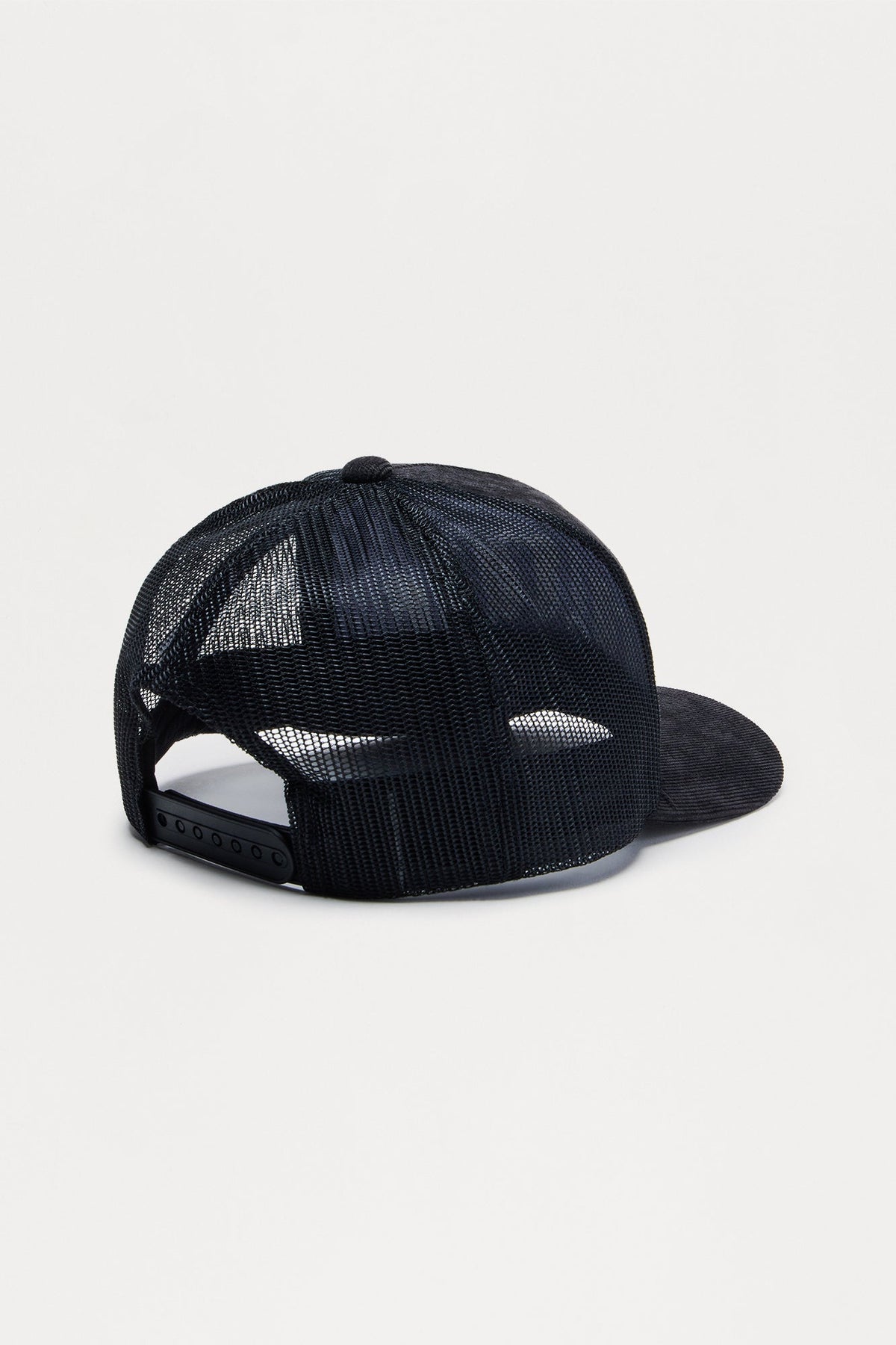 Culture Star Studded Corduroy Structured Snapback Hat - Black