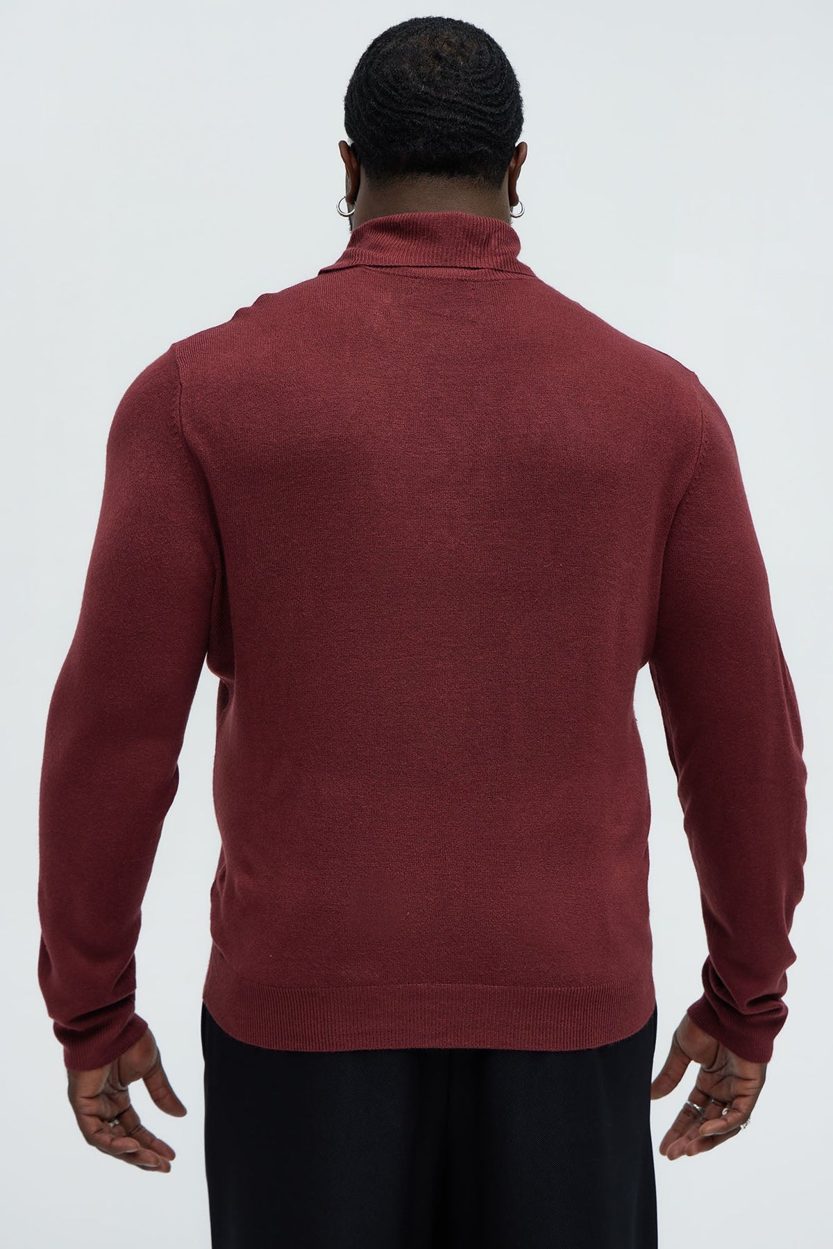 DeAngelo Turtleneck Sweater - Burgundy