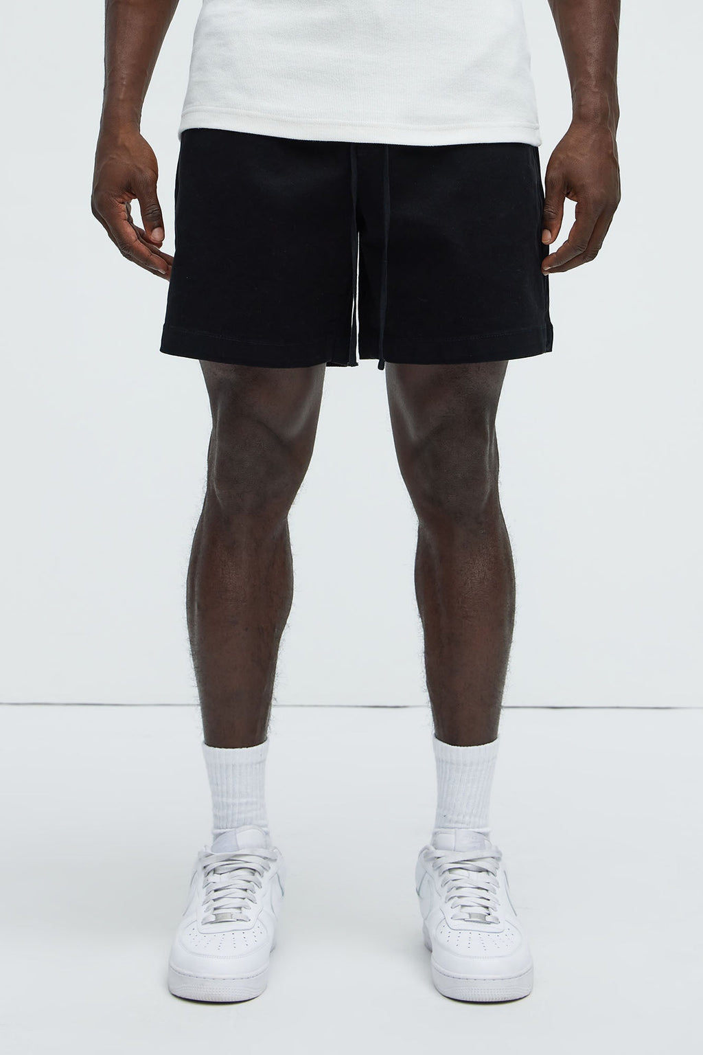 Twill Volley Shorts - Black