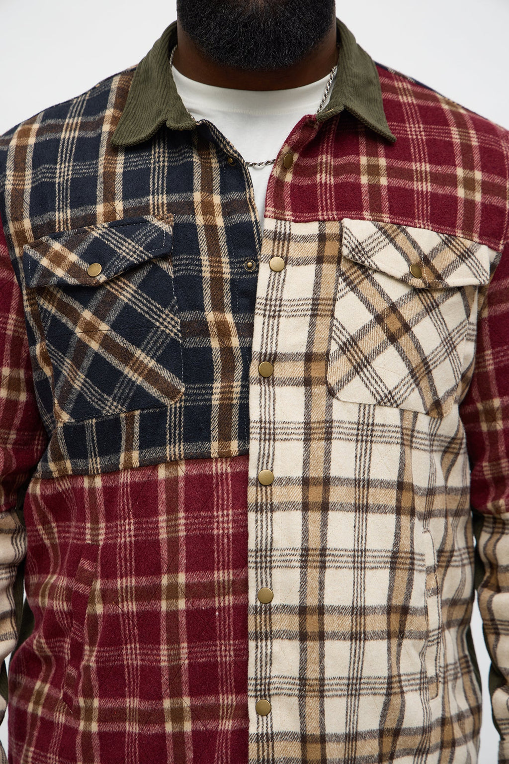 Work It Plaid Button Up Shirt - Multi Color