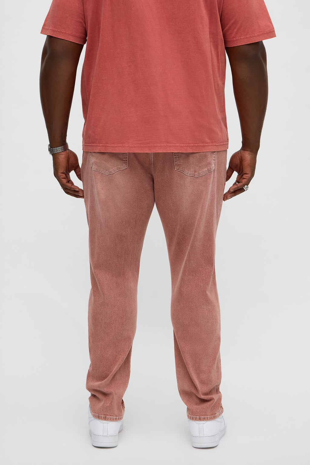 Mercer Slim Stretch Jean - Burgundy