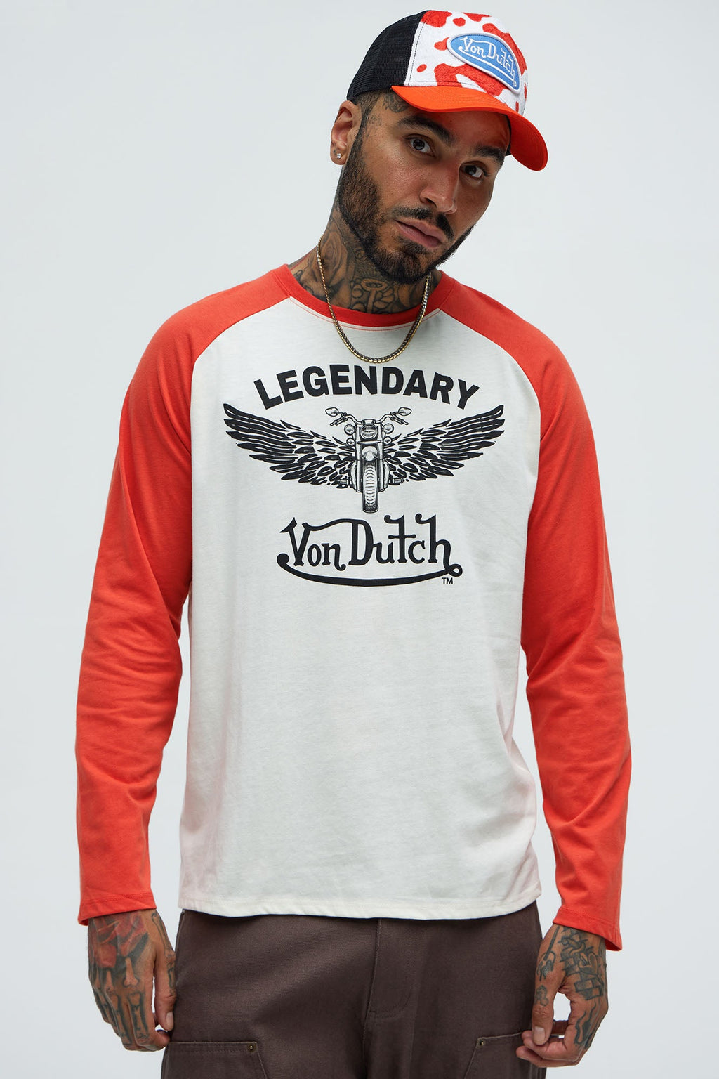 Von Dutch Legendary Tee - Red/combo