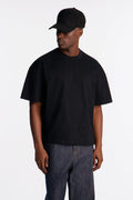 Boxy Premium Midweight Tee - Black