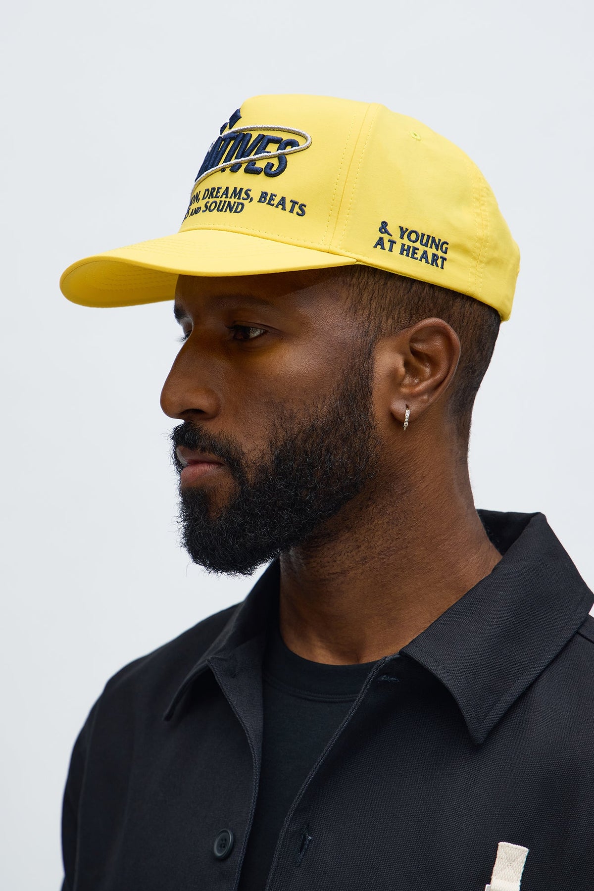 Creatives Nylon Structured Snapback Hat - Yellow