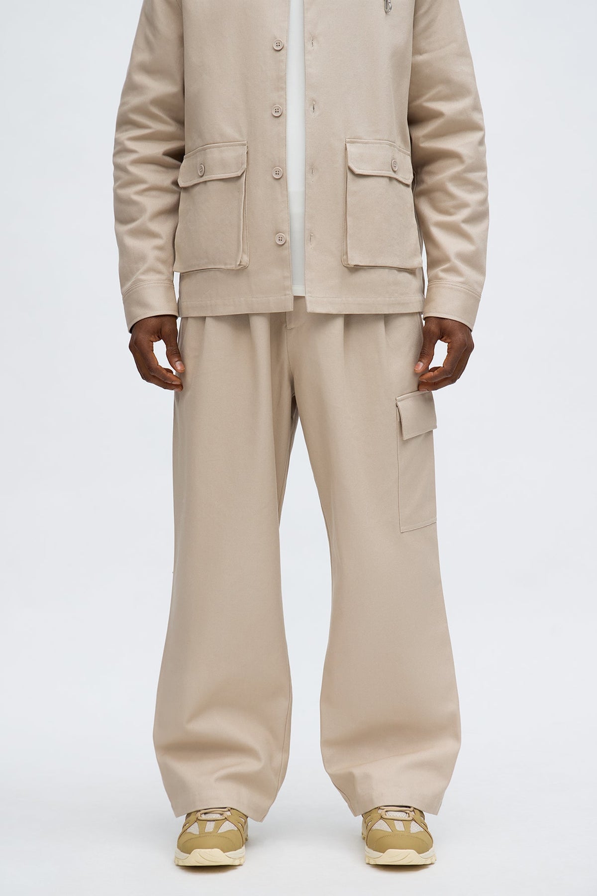 Baggy Fairfax Canvas Pant - Taupe