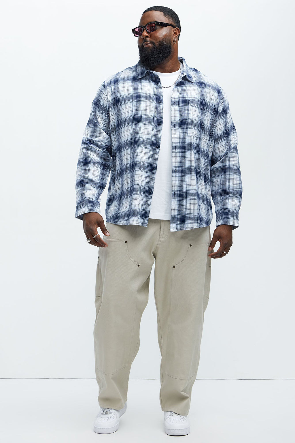 Alleghany Flannel Shirt - Blue/combo