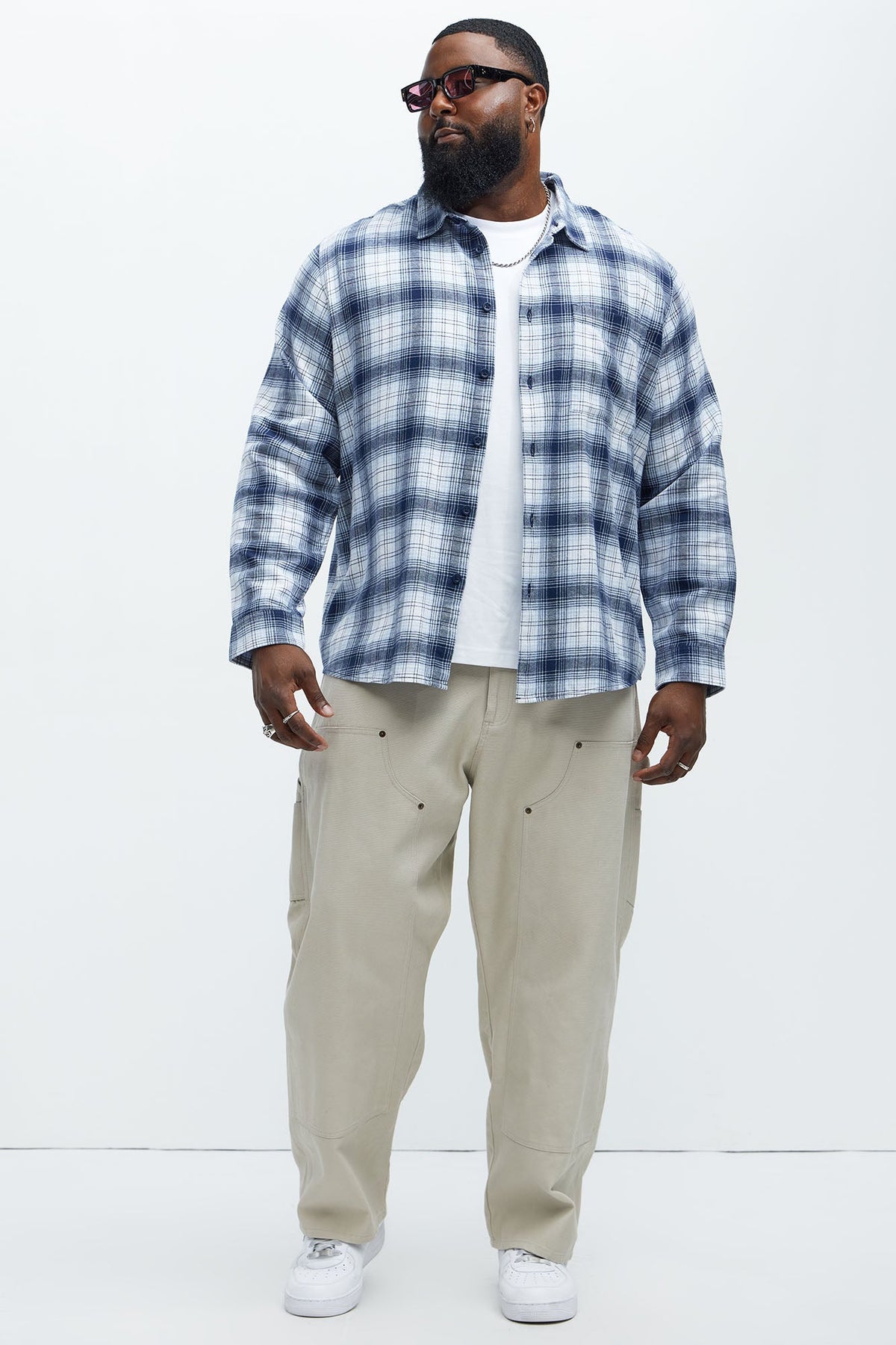 Alleghany Flannel Shirt - Blue/combo