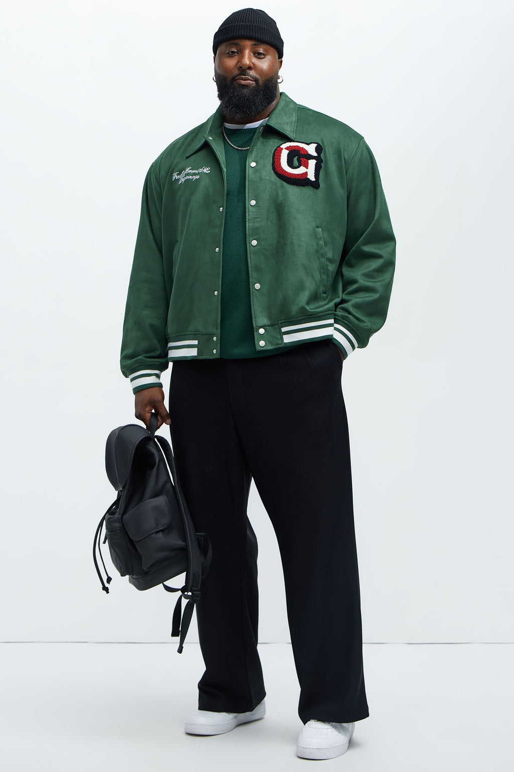 Good As Gold Varsity Jacket - Green