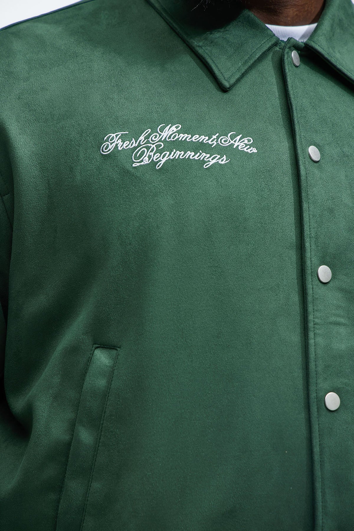 Good As Gold Varsity Jacket - Green