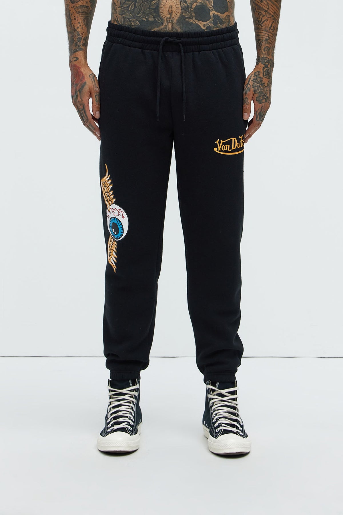 Von Dutch Lost Angels Sweatpants - Black