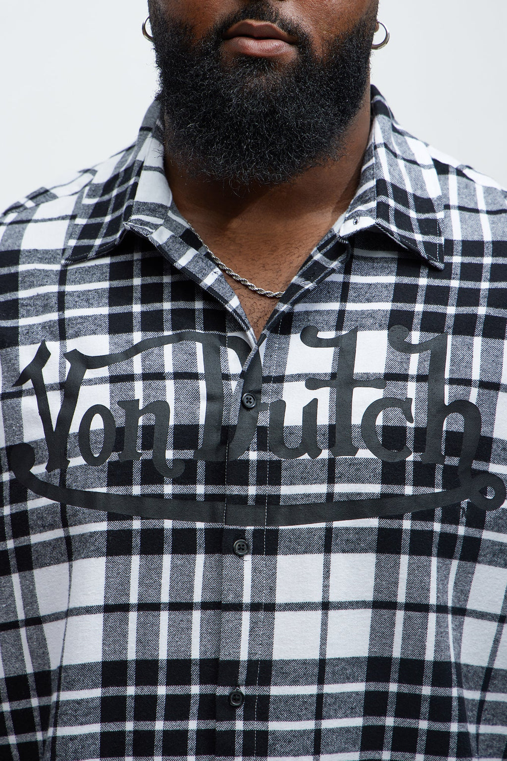 Von Dutch Eyeball Flannel - Black/combo