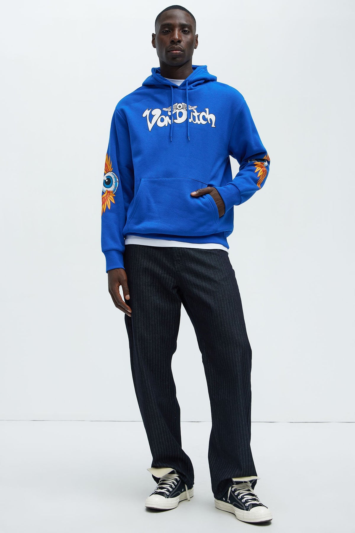 Von Dutch Flying Eye Hoodie - Royal