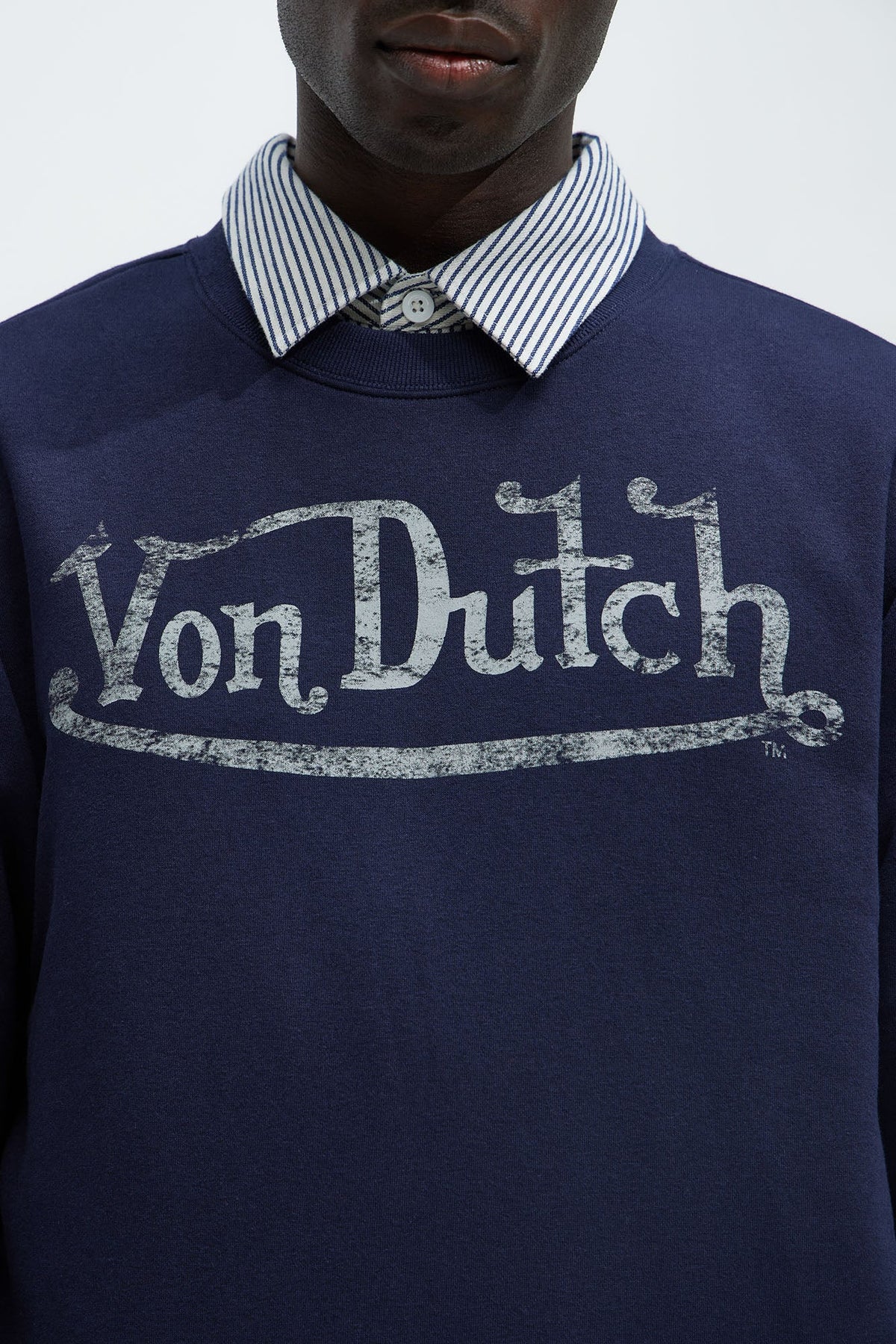 Von Dutch Crewneck Sweatshirt - Navy