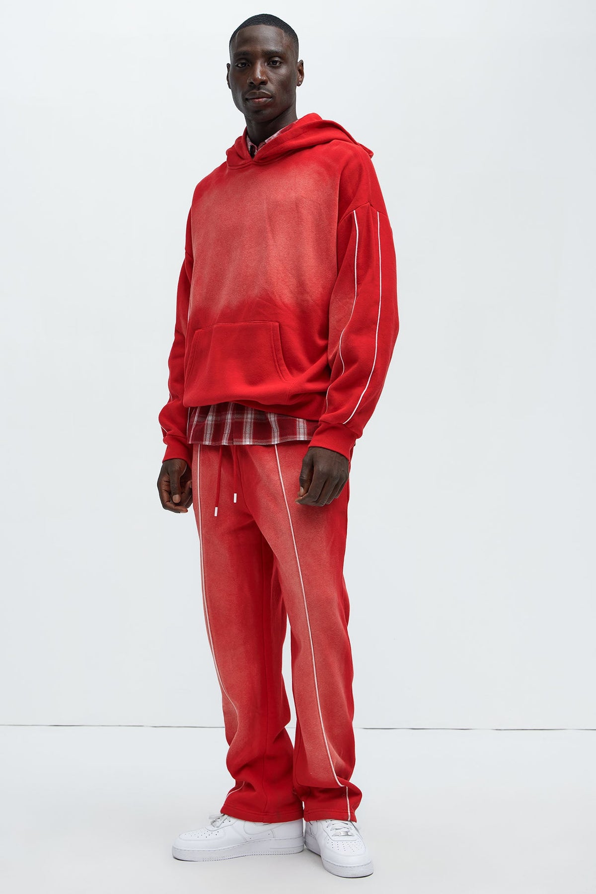 Tyson Just Go With It Straight Sweatpants - Red