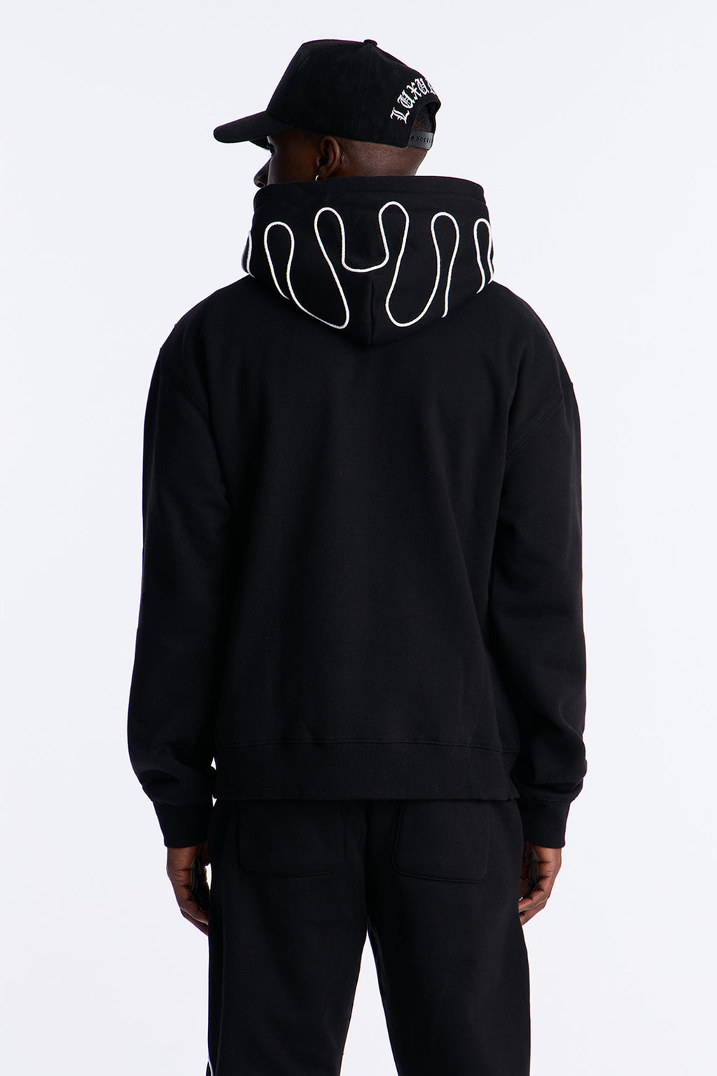 Lasso Embroidery Hoodie - Black