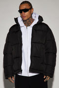 Nothing Compares Puffer Jacket - Black