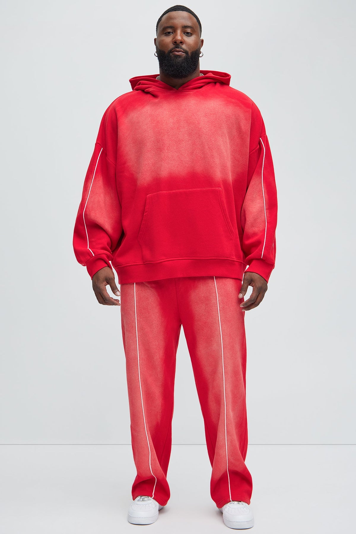 Tyson Just Go With It Straight Sweatpants - Red