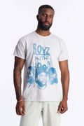 Boyz N The Hood Vintage Washed Short Sleeve Tee - White