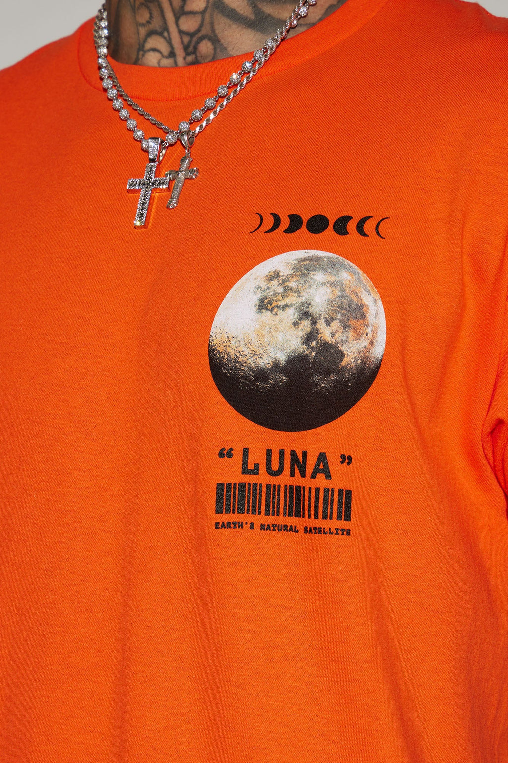 Luna Short Sleeve Tee - Orange