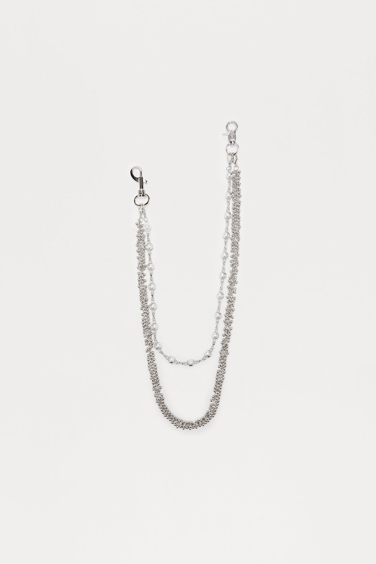 Twisted Pants Chain - Silver