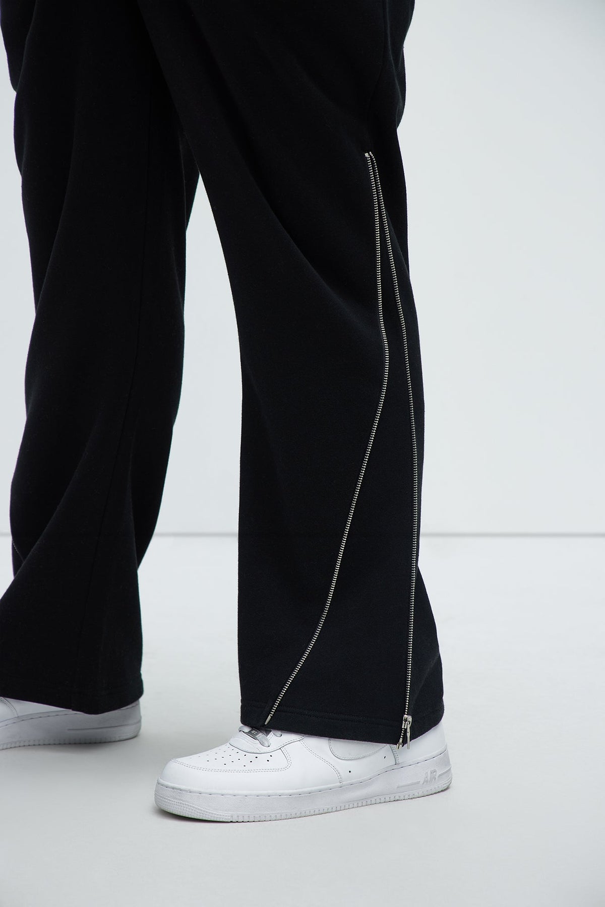 Tyson Stay Away Relaxed Flare Sweatpants - Black