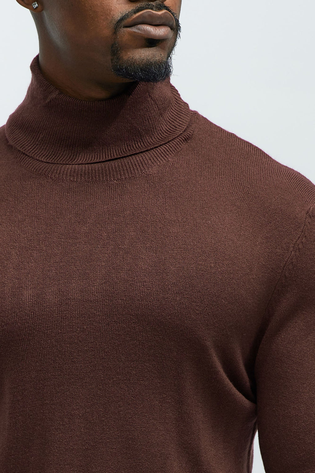 DeAngelo Turtleneck Sweater - Chocolate