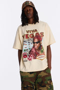 Dennis Rodman Viva Vegas Premium Short Sleeve Tee - Cream