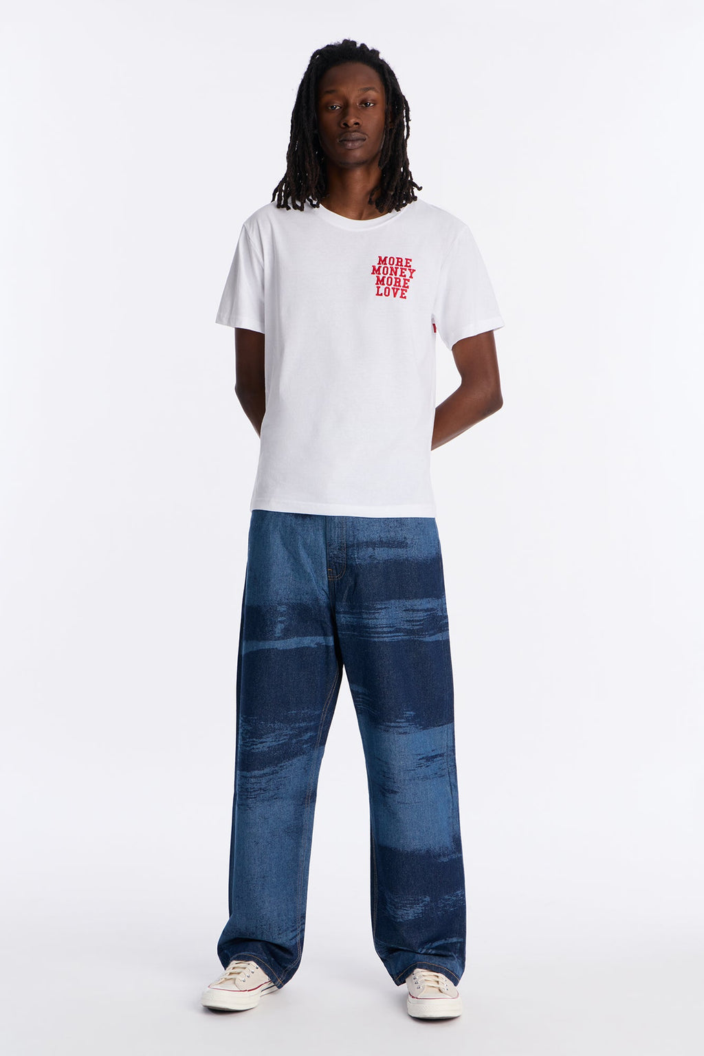 More Money More Love Short Sleeve Tee - White