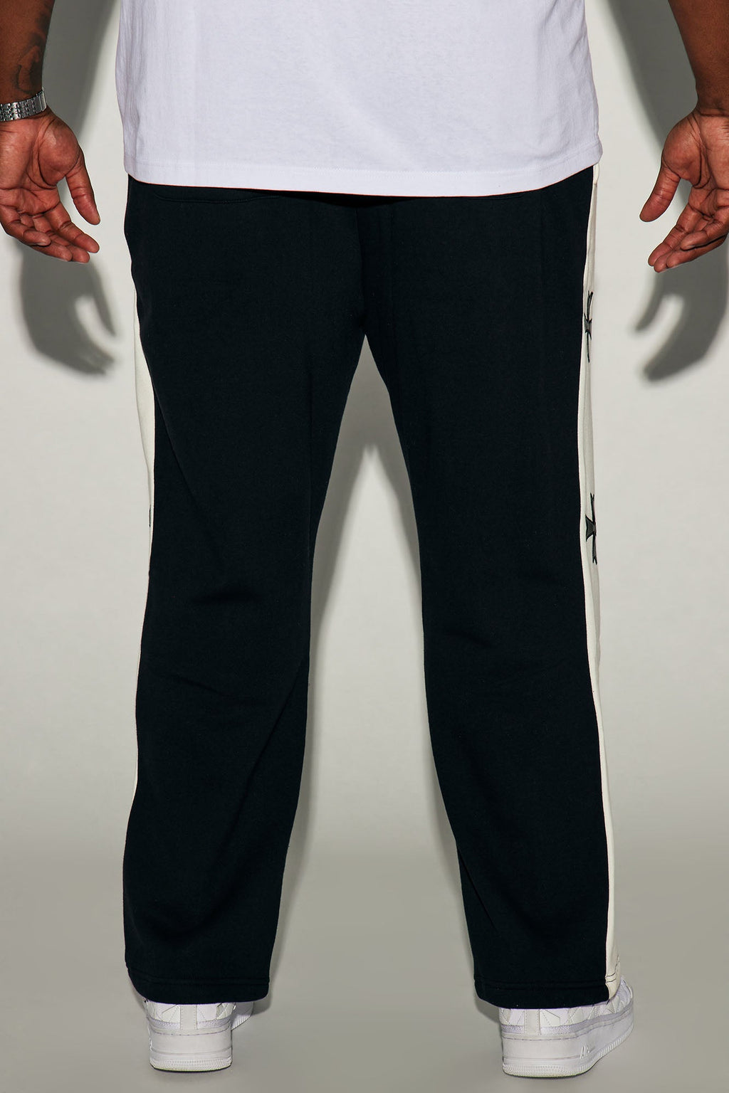 Desmond Straight Sweatpants - Black/combo