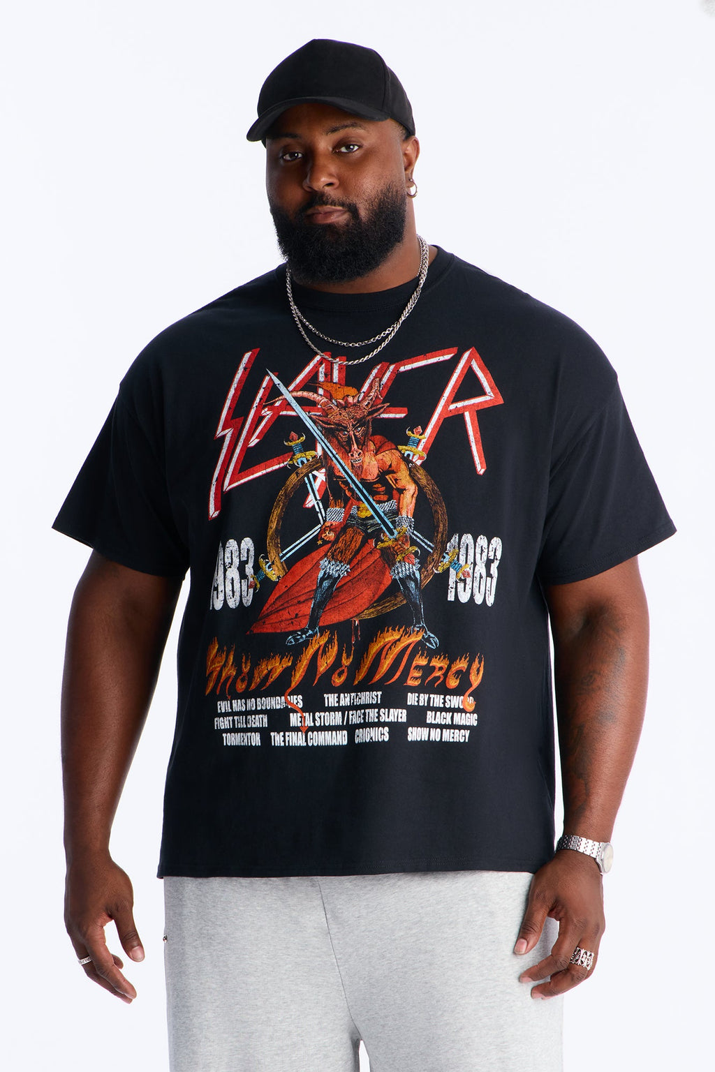 Slayer 1983 Tour Short Sleeve Tee - Black