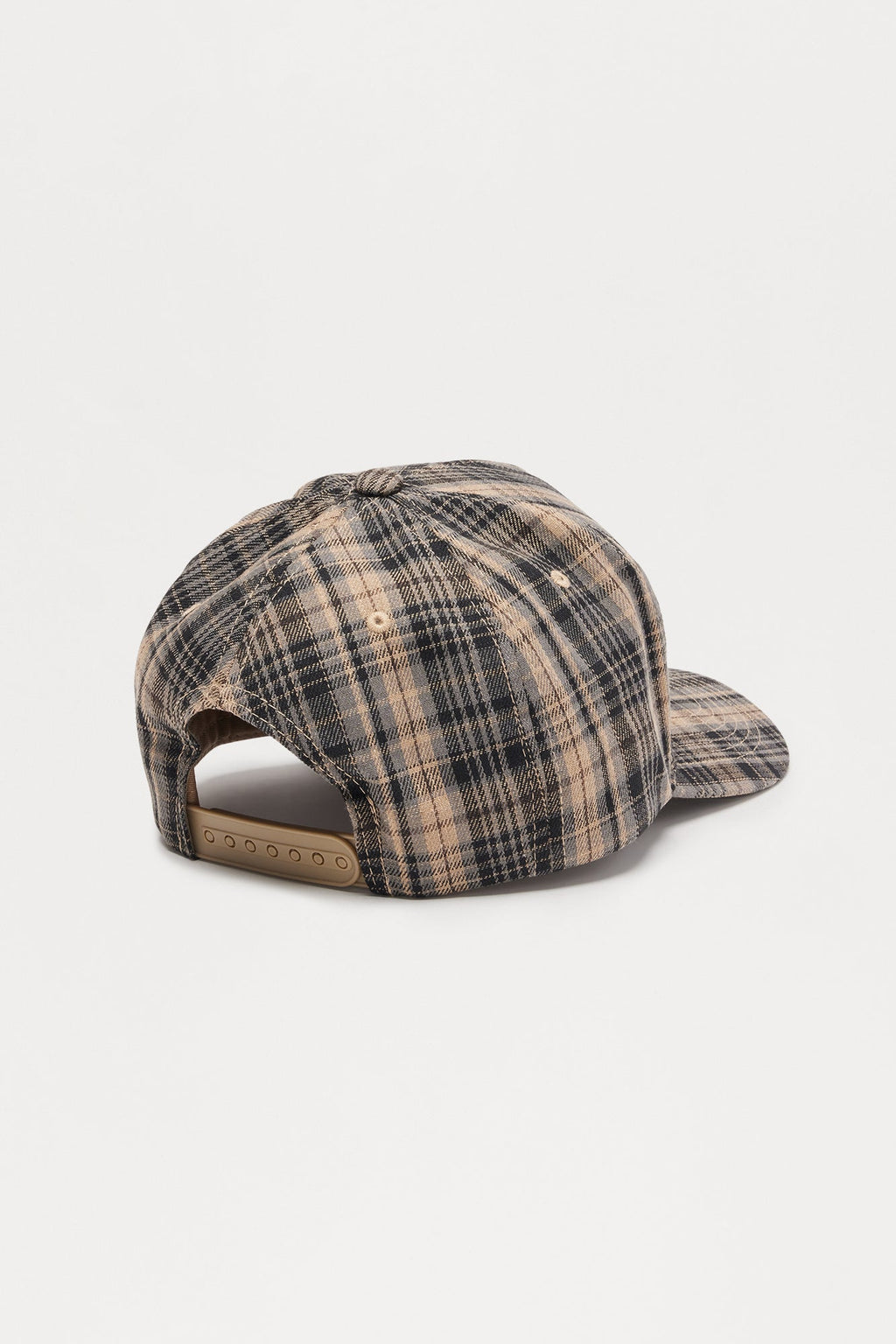 Need Money Structured Flannel Snapback Hat - Tan