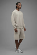 410 Oversized Crewneck - Cream
