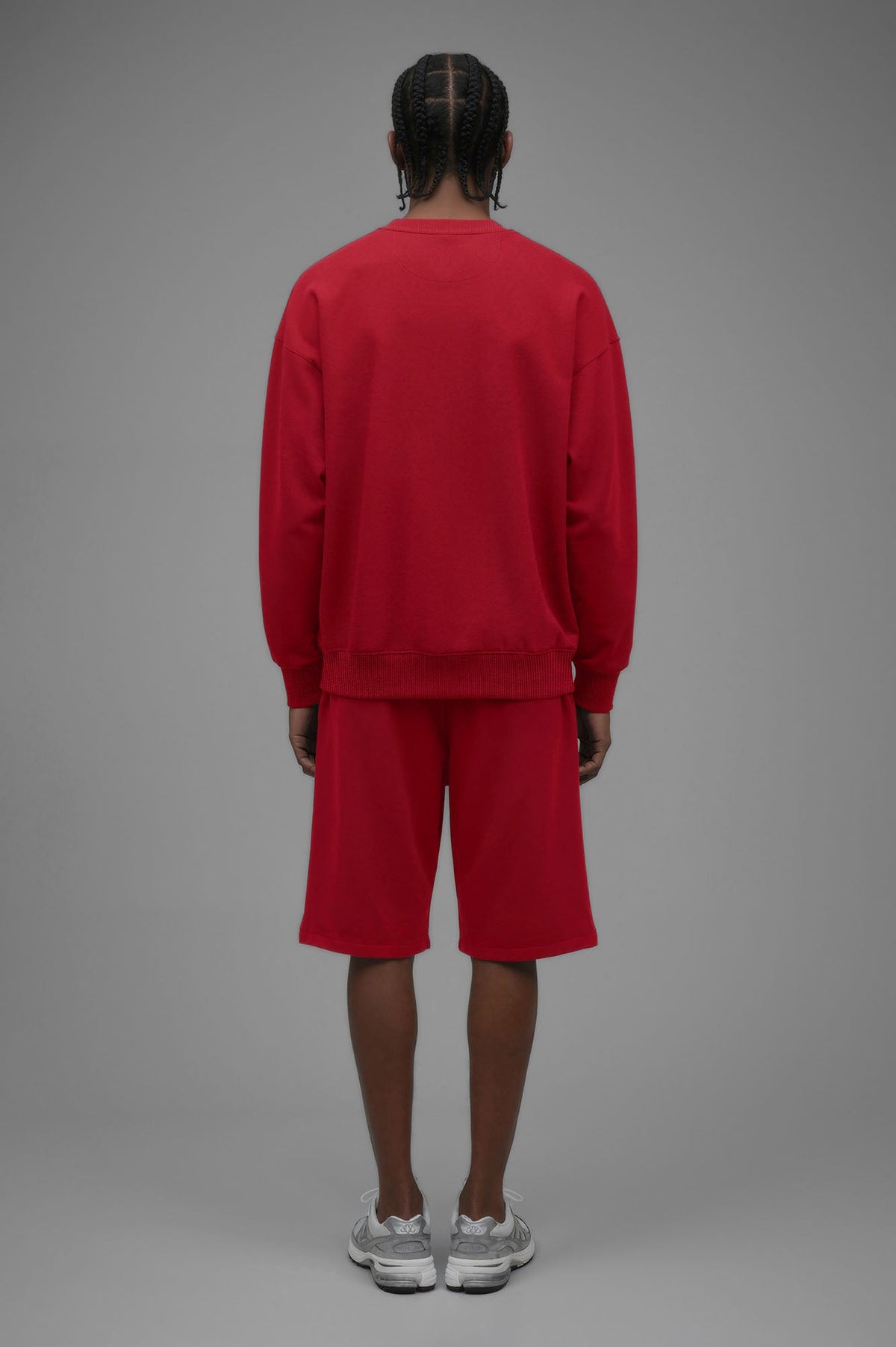 410 Oversized Crewneck - Red