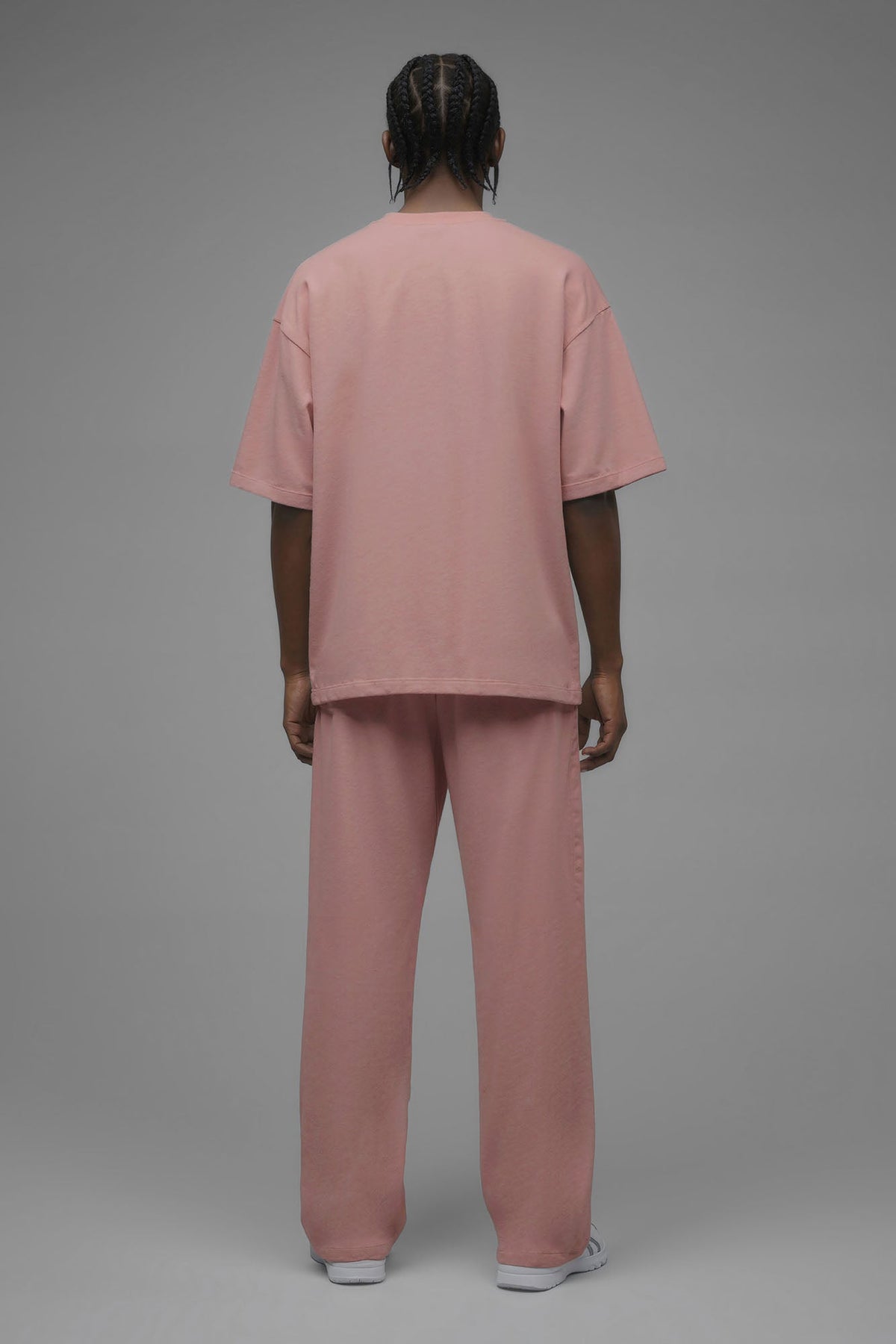 410 Oversized Fleece Tee - Pink