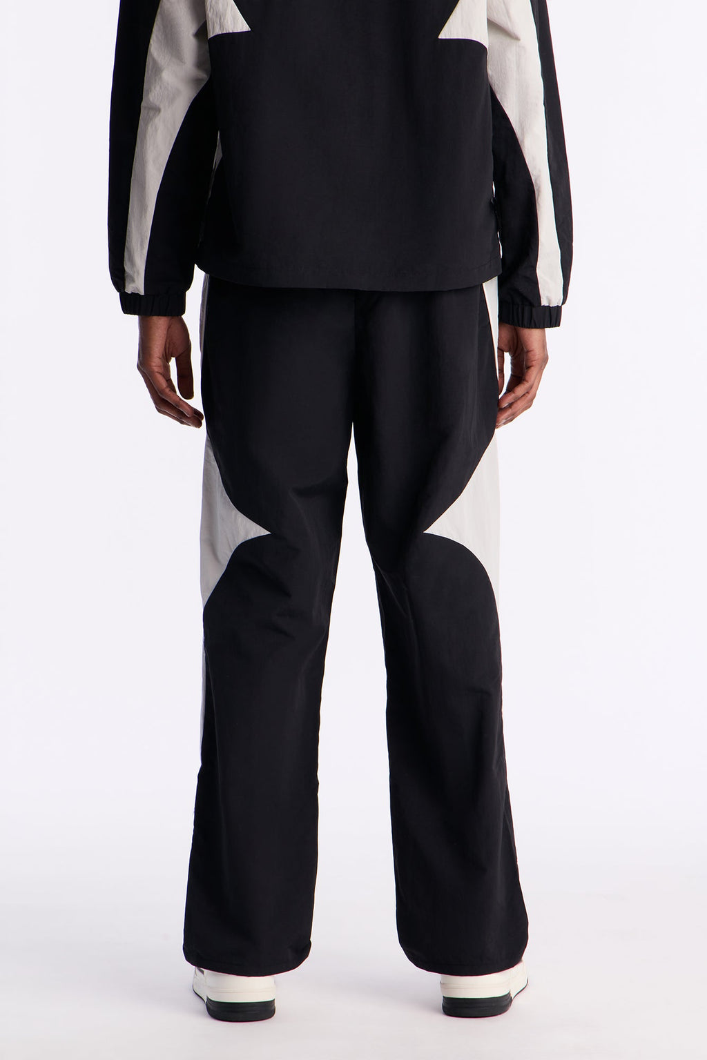 Straight Aura Coded Track Pant - Black